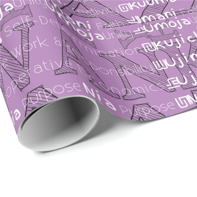 Lycklig Kwanzaa Presentpapper (Rullad Hörn)