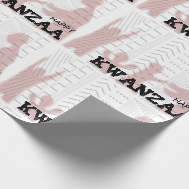 Lycklig Kwanzaa Presentpapper (Hörn)