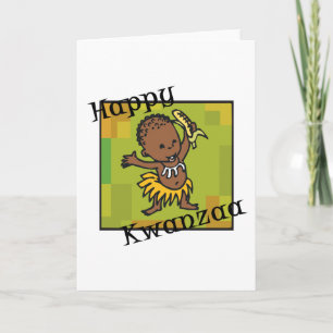 Lycklig Kwanzaa pys Helgkort