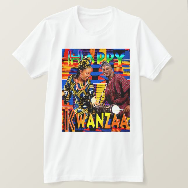 Lycklig Kwanzaa T Shirt (Design framsida)
