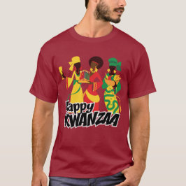 Lycklig Kwanzaa T-Shirt