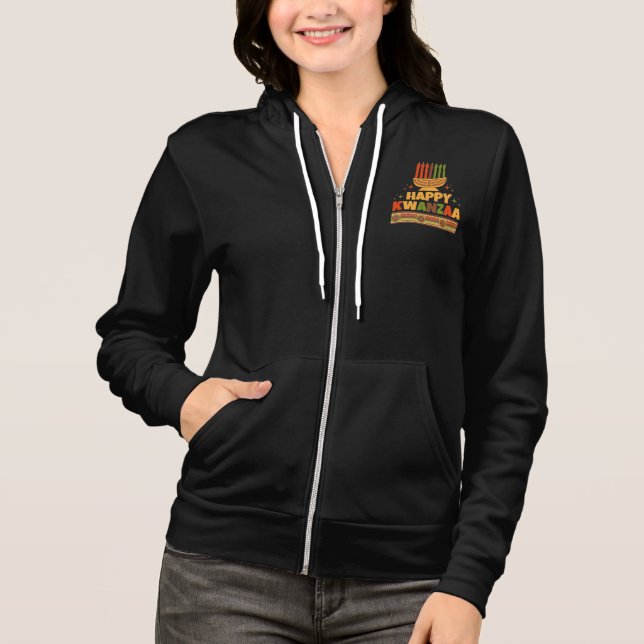 Lycklig Kwanzaa T Shirt (Framsida)