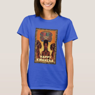 Lycklig Kwanzaa Tarot Card Shirt,Svart familjekort T Shirt