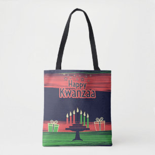 Lycklig Kwanzaa Tygkasse