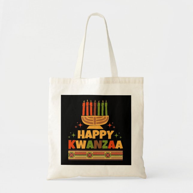 Lycklig Kwanzaa Tygkasse (Framsidan)