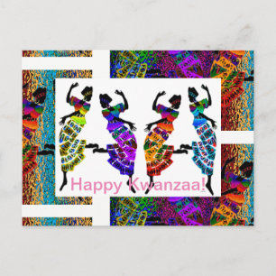 Lycklig Kwanzaa! Vykort