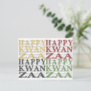 Lycklig Kwanzaa Vykort