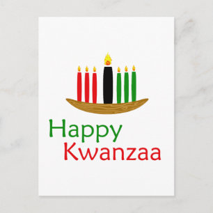 Lycklig Kwanzaa Vykort