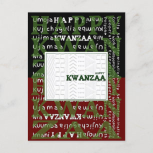 Lycklig Kwanzaa Vykort