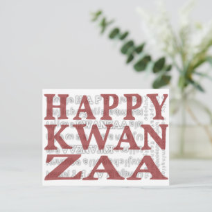 Lycklig Kwanzaa Vykort
