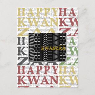 Lycklig Kwanzaa Vykort
