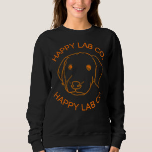 Lycklig Lab Orange Lab Puppy Ögon Labrador Labrado T Shirt
