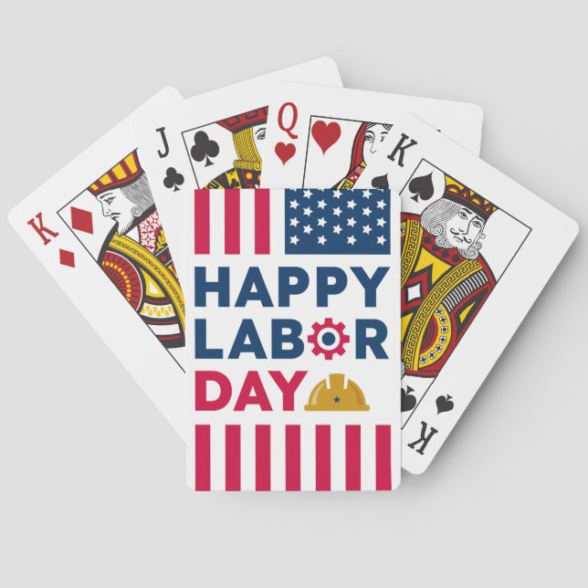 Lycklig Labor Day, Förenade Stater Casinokort (Baksidan)