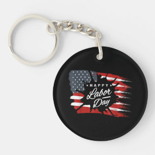 Lycklig labourdag Gift American Flagga