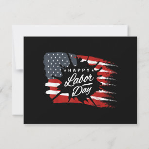 Lycklig labourdag Gift American Flagga