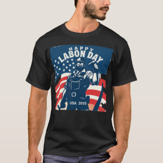 Lycklig Labourdagen i USA 2035 T-Shirt - Patriotic