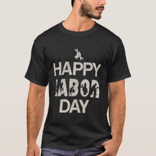 Lycklig labourdagsgrafik firar det amerikanska arb t shirt