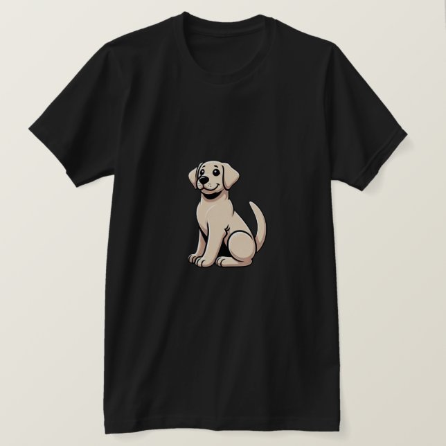 Lycklig Labrador Retriever T Shirt (Design framsida)