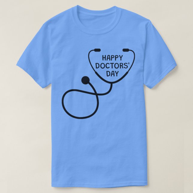 Lycklig Läkare-dagen T Shirt (Design framsida)