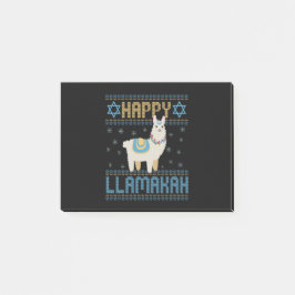 Lycklig Lamakah Funny Jewish Hanukkah Gift Post-it Block