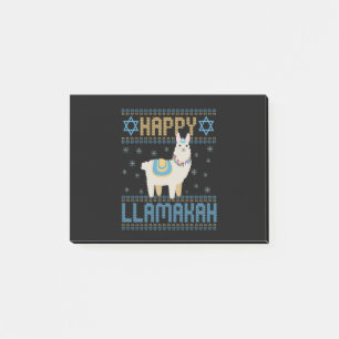 Lycklig Lamakah Funny Jewish Hanukkah Gift Post-it Block