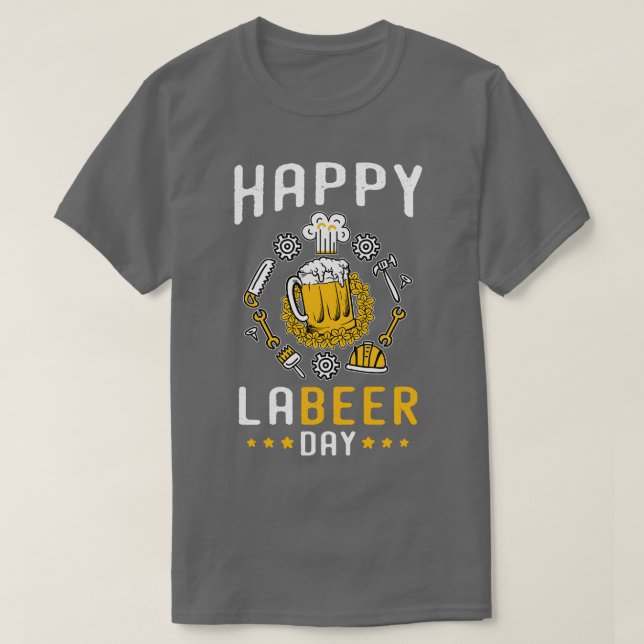 Lycklig Laöldag T Shirt (Design framsida)