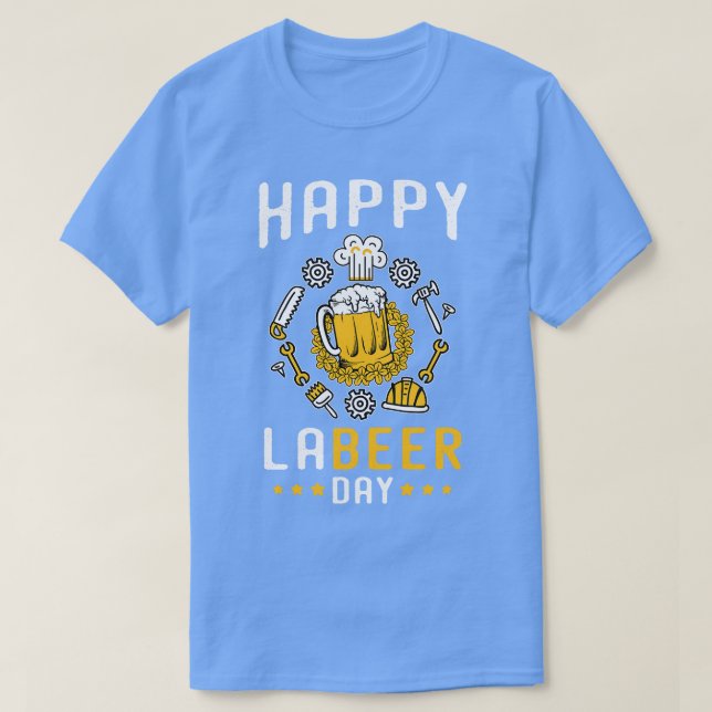 Lycklig Laöldag T Shirt (Design framsida)