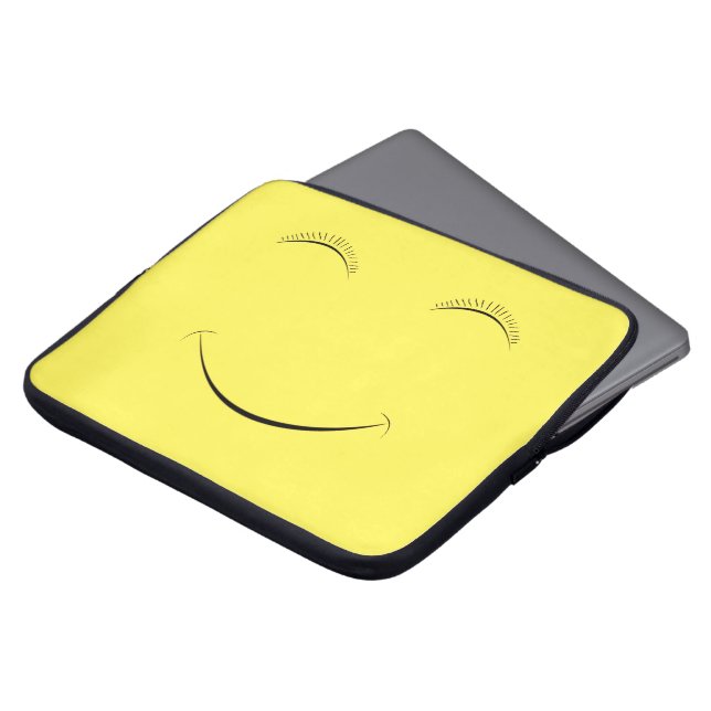 Lycklig Laptop Fodral (Framsida topp)