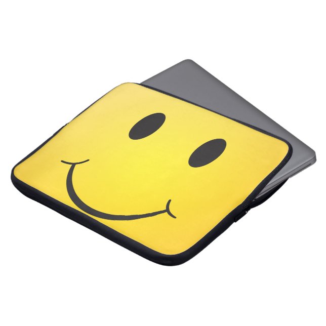 Lycklig Laptop Sleeve (Framsida topp)