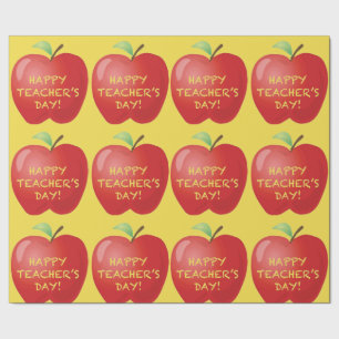 Lycklig lärardag Apple Presentpapper