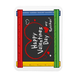 Lycklig Lärare Alla hjärtans dag! Magnet