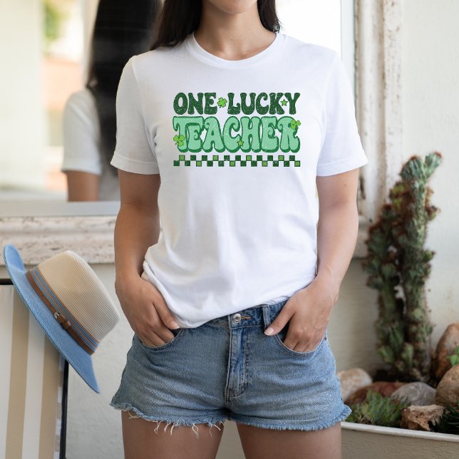 Lycklig lärare St. Patrick's Day T Shirt (Skapare uppladdad)
