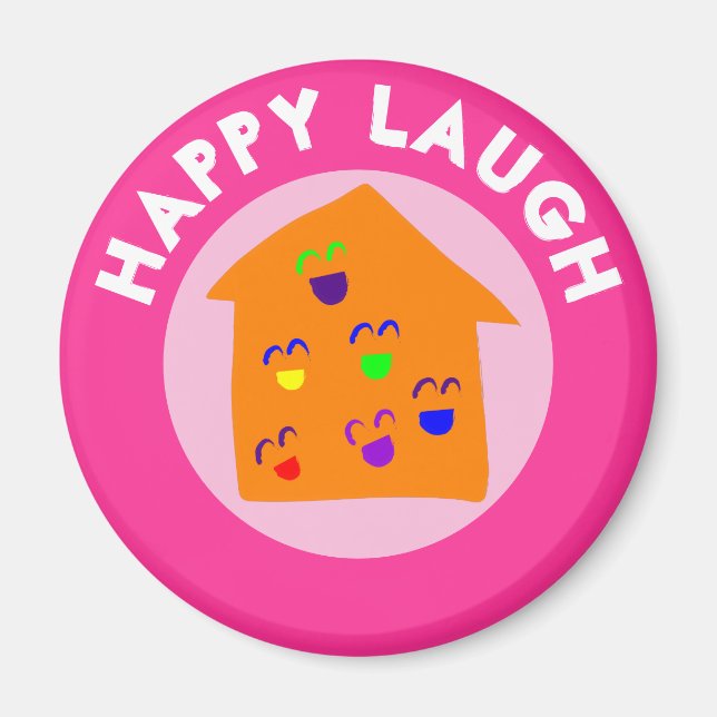 LYCKLIG LAUGH MAGNET (Framsidan)