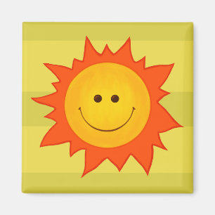 Lycklig le sol magnet