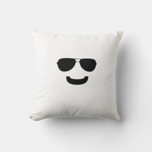 ~Lycklig, Ledsen, Aviators~ DEKORATIV KUDDE, ANPAS Kudde
