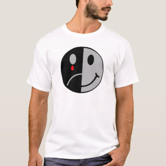 Lycklig & ledset ansikte t-shirt