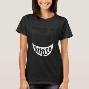 lycklig leende t shirt