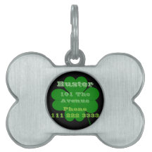 Lycklig legitimation för Shamrockklöverhund