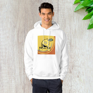 Lycklig Lemon Ansikte Hoodie