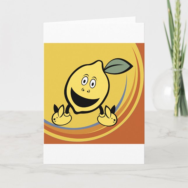 Lycklig Lemon Ansikte Kort (Skapare uppladdad)