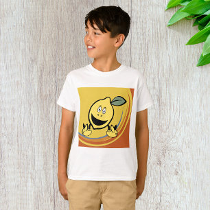 Lycklig Lemon Ansikte T Shirt