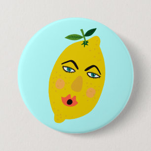 Lycklig Lemon Whimsical Knapp