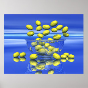 Lycklig Lemons Poster