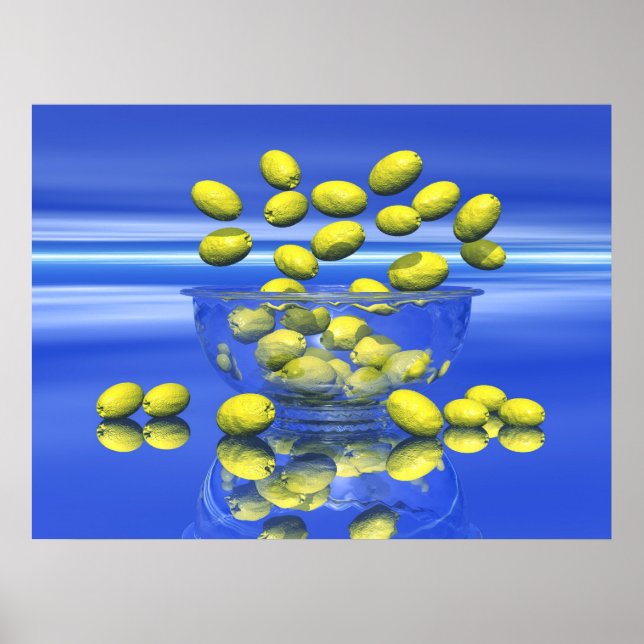 Lycklig Lemons Poster (Framsidan)