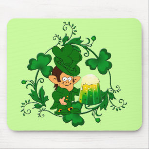 Lycklig Leprechaun Mouse Pad Musmatta