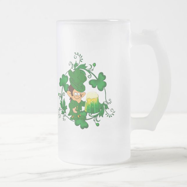 Lycklig Leprechaun Mugg (Höger)