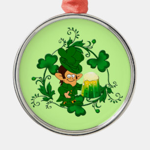 Lycklig Leprechaun Ornament