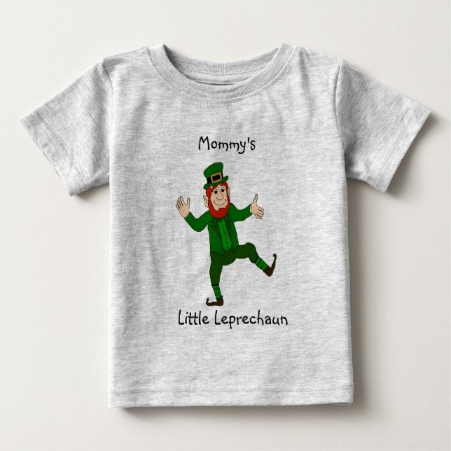 Lycklig Leprechaun t-shirt (Framsida)