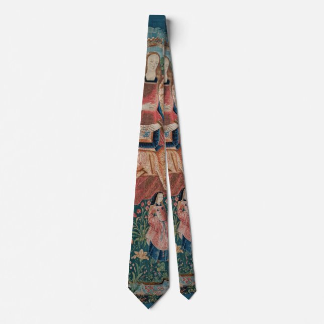Lycklig Life i Paradise Garden Medieval Tapestry Slips (Framsida)