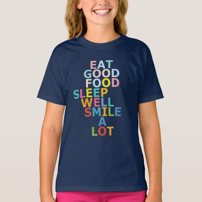 Lycklig Life T-Shirt (Framsida)